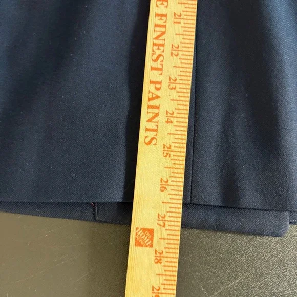 Talbot Double Breasted Blazer Womens 2P Wool Navy Gold Crest Buttons Academia - Picture 16 of 16